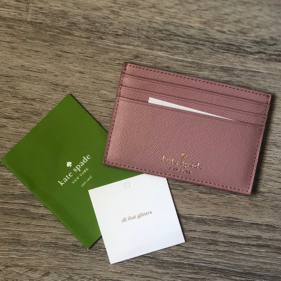 Kate Spade | Glitter “graham” card holder - Picture 2 of 3